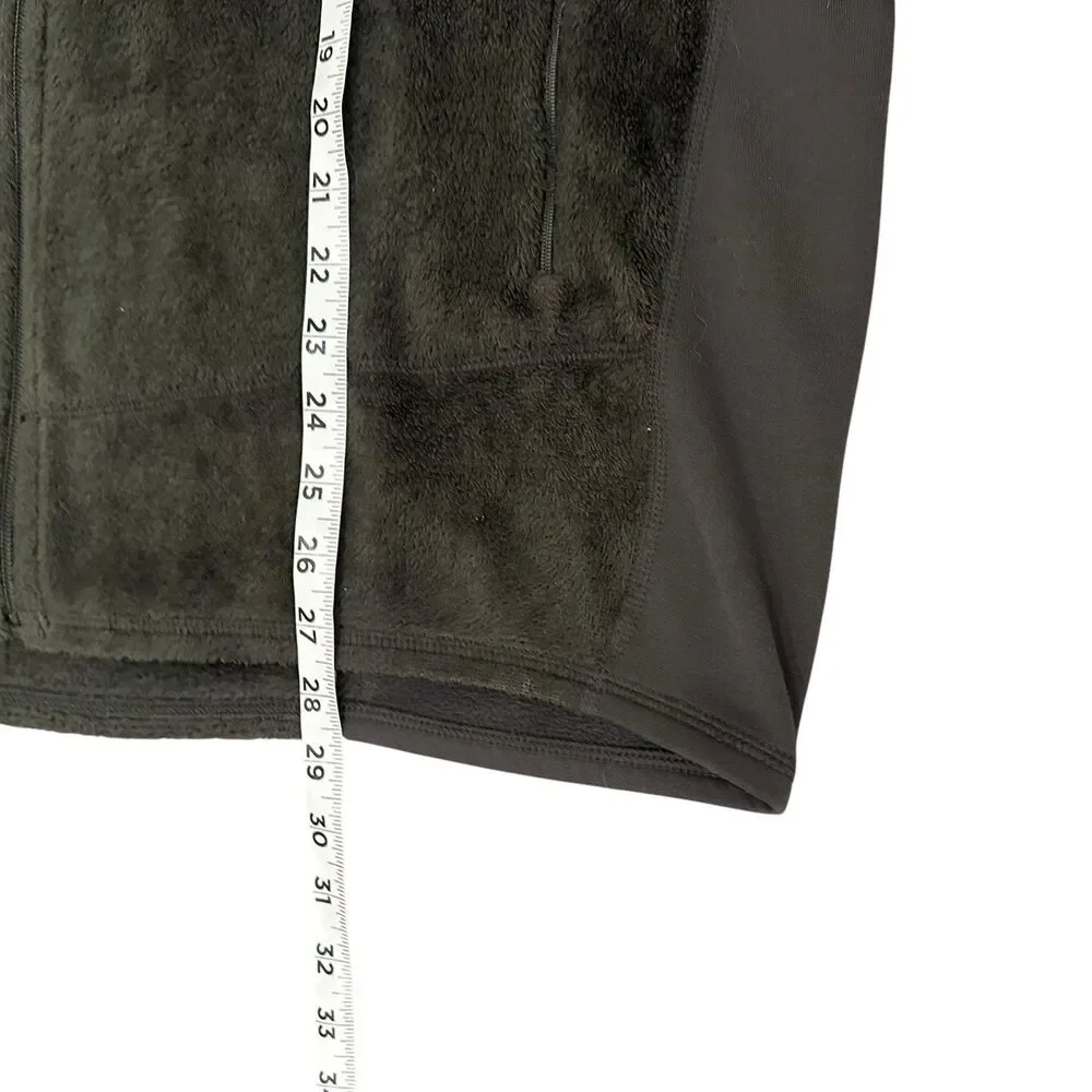 Patagonia Men's Green R2 Logo Full Zip Deep Pile Polartec Fleece Jacket Size XL - Picture 4 of 12